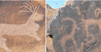 ҚАЗАНБҰЛАҚ ШАТҚАЛЫНДАҒЫ  ЖАРТАС СУРЕТТЕРІ