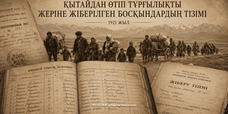 Қытайдан өтіп тұрғылықты жеріне жіберілген босқындардың тізімі 1921 жыл